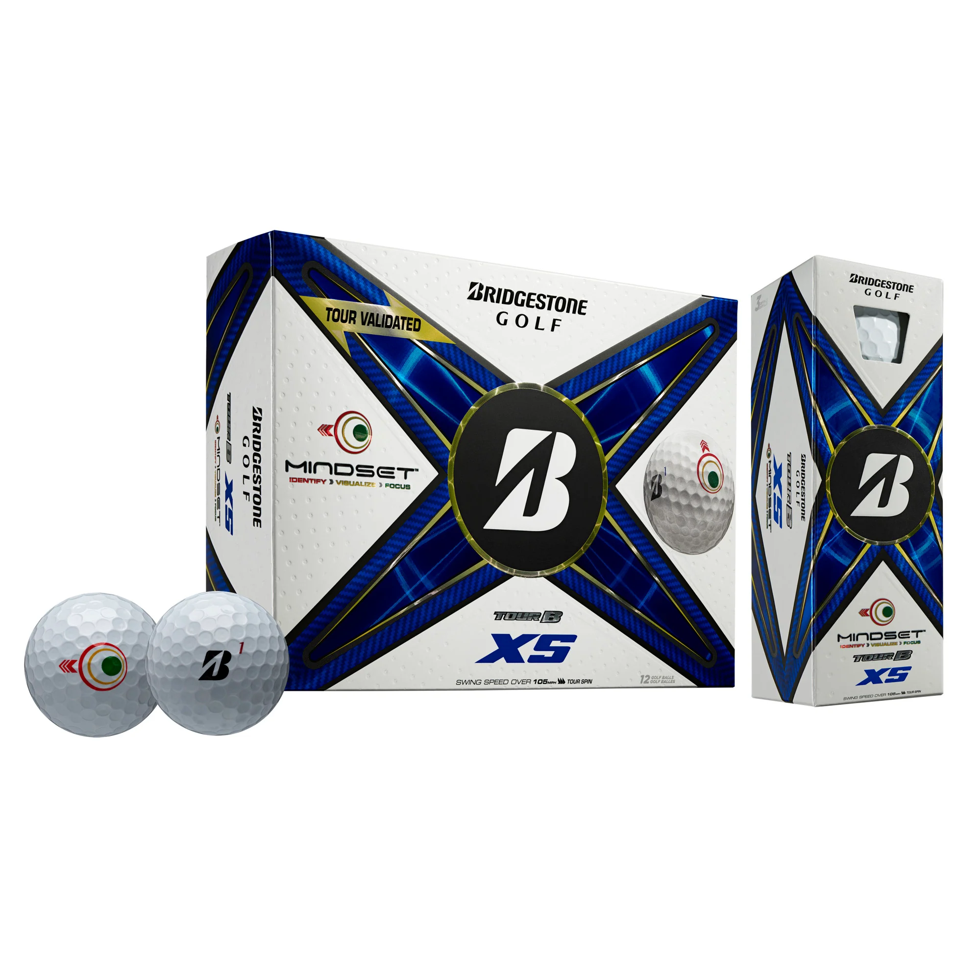 Bridgestone Tour B XS Mindset | Dozen Golf Balls - Riverside Golf