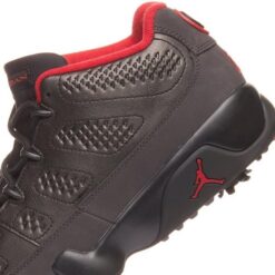 Nike Air Jordan 9 G Spiked Golf Shoes | Black / Red (Web Only