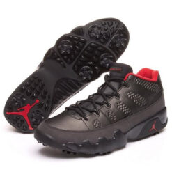 Air Jordan 9 ゴルフシューズ ブラック/レッド 23 サイズ26cm 2/23発売｜Nike Air Jordan 9 Golf 