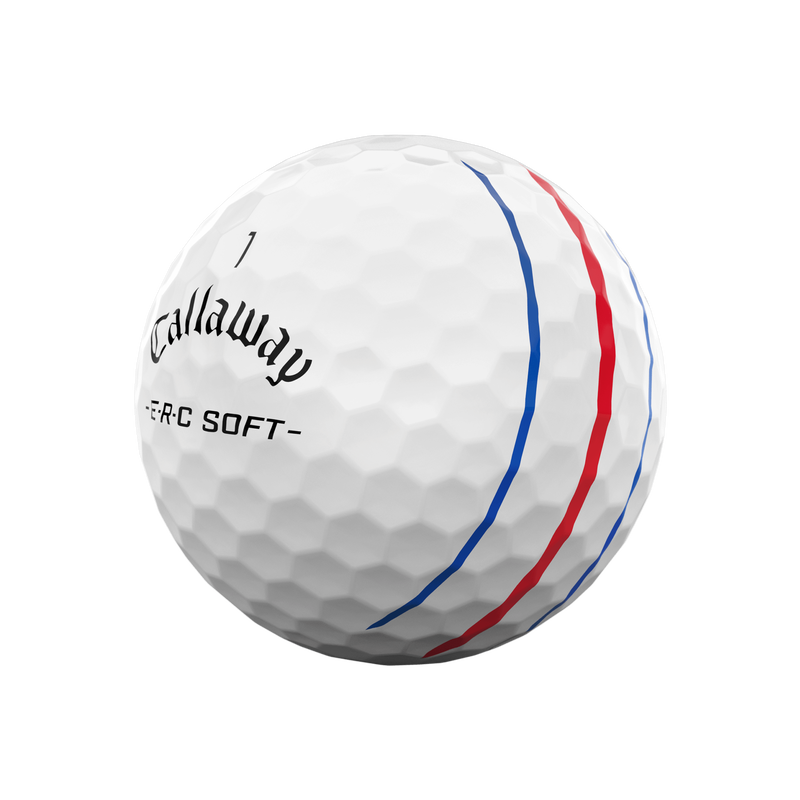 Callaway ERC Soft Triple Track Golf Balls | White - Dozen Pack
