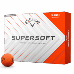 Image of 2025 Matte Orange Callaway Supersoft Golf Balls Dozen Pack