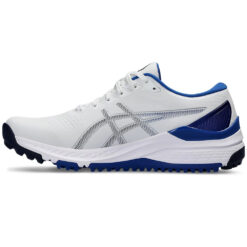 Image of Men's Asics Gel Kayano Ace 2 Golf Shoes White & Peacoat Left