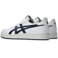 Image of Men's Asics Japan S Golf Shoes White & Midnight Left Back