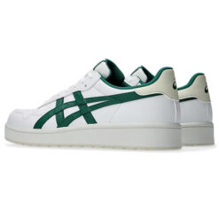 Image of Men's Asics Japan S Golf Shoes White & Jasper Green Left Back