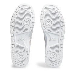 Image of Women's Asics Japan S Golf Shoes White and Mineral Beige Sole