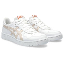 Image of Women's Asics Japan S Golf Shoes White and Mineral Beige