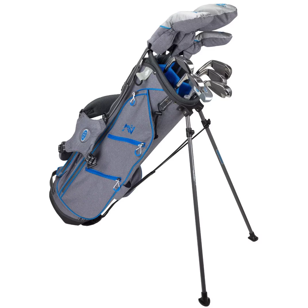 U.S. Kids Golf Ultralight AV2 Stand Bag Set 10 Clubs - Height 5'3″ to 5'6″