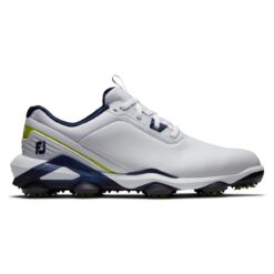 ちゃいみー FootJoy Tour ゴルフシューズ ホワイト/ネイビー FootJoy Men's Tour Alpha | White / Navy / Lime - Wide Width