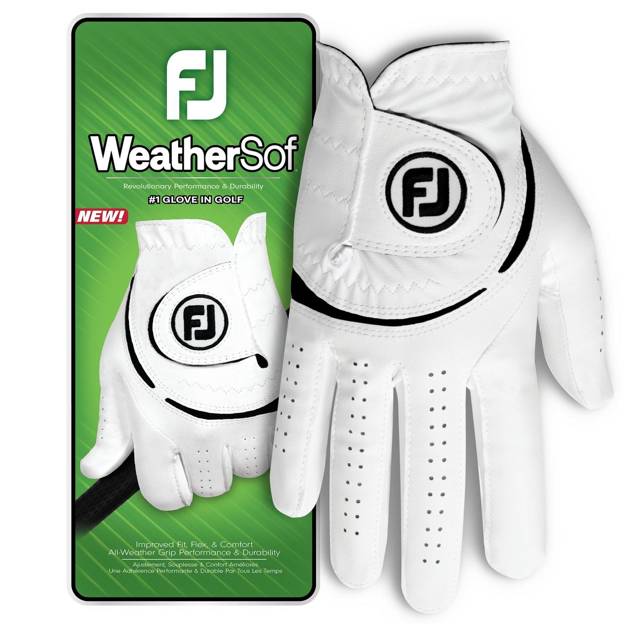 FootJoy Men's WeatherSof Golf Glove | White - Riverside Golf