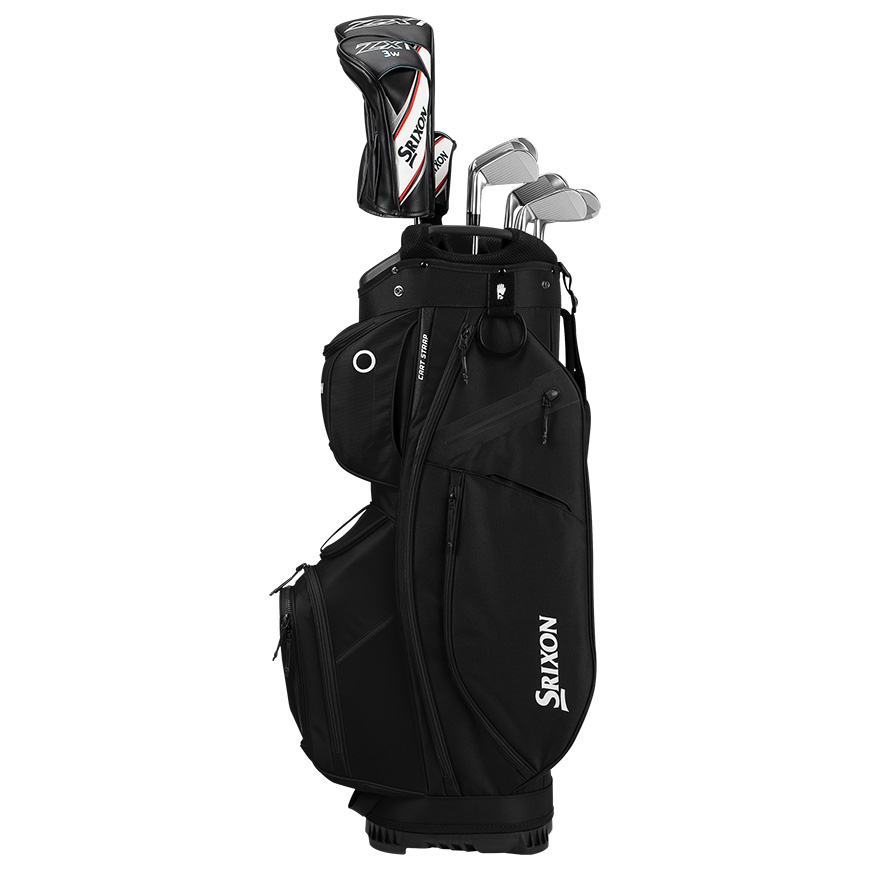 Srixon Signature Series S3 Cart Bag | Black - Riverside Golf Centers