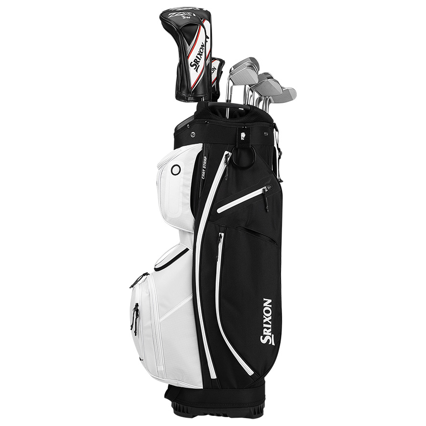 Srixon Signature Series S3 Cart Bag | Black / White - Riverside