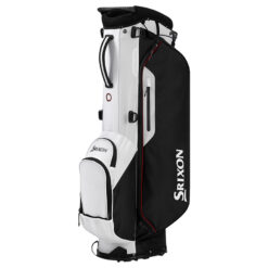 Image of Srixon Ultra Light Stand Bag White & Black Front Side View