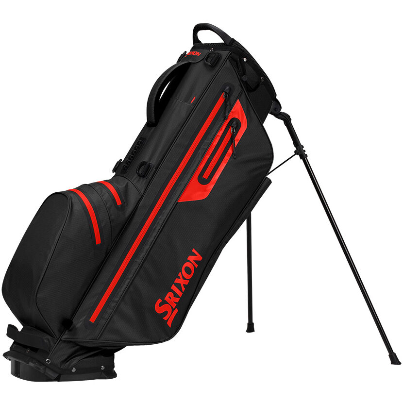 Srixon Waterproof Ultra Light Stand Bag | Black / Red - Riverside