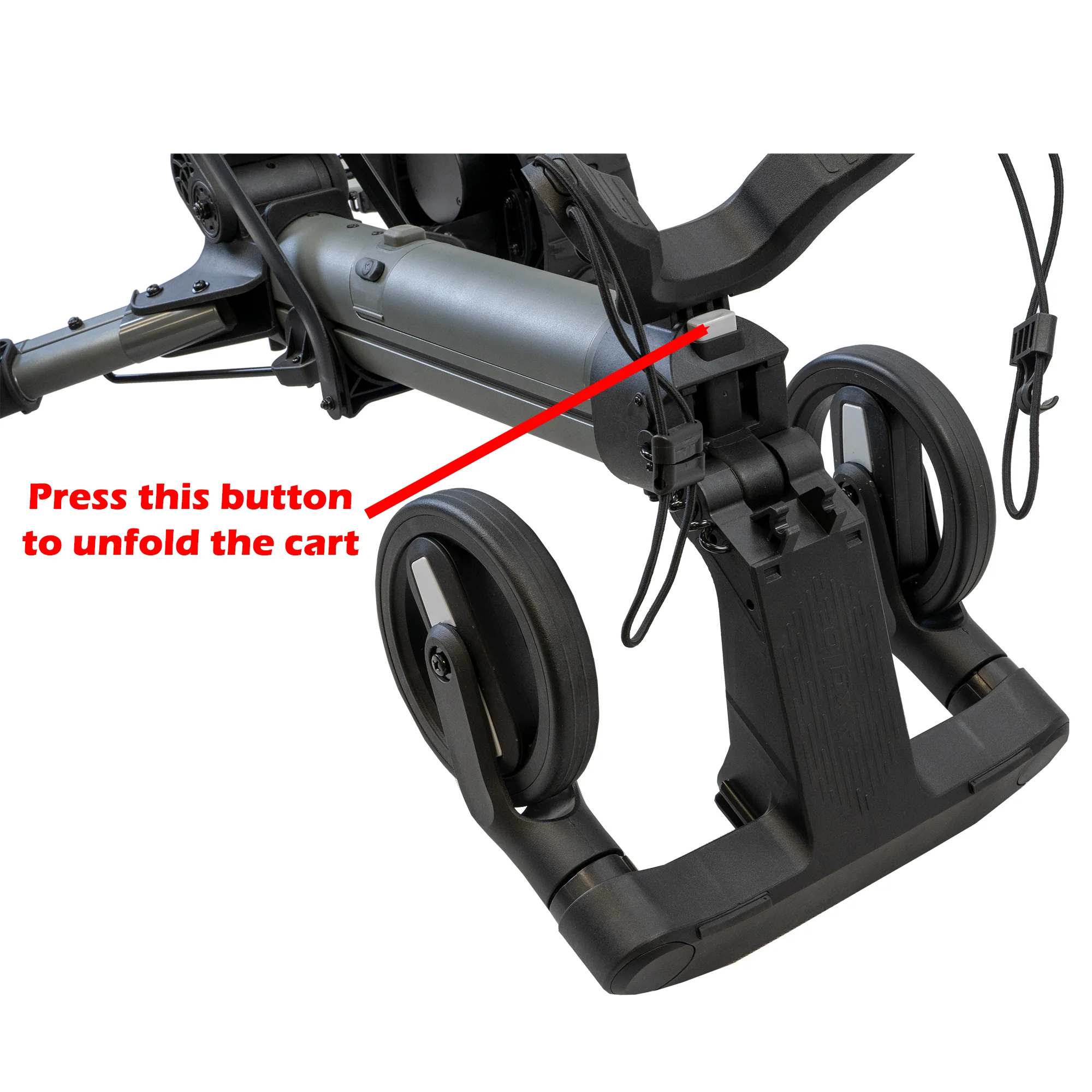 Axglo E5 Electric Golf Push Cart | Black - Standard 36 Hole - 10050mAh Battery - Free Storage Bag - Image 7