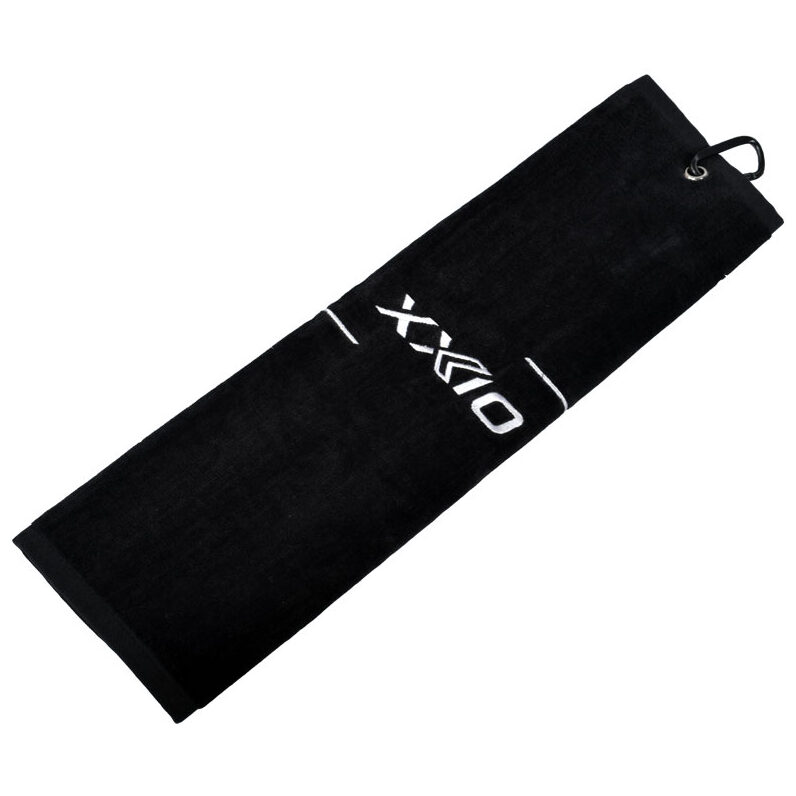 XXIO Tri Fold Towel Black 16" x 21"