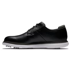 FootJoy Men's Traditions Blucher | Black / White - Wide Width