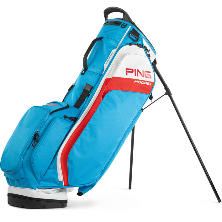 PING HOOFERキャディバッグ Ping Hoofer Stand Bag | Blue / Red / White - Riverside Golf