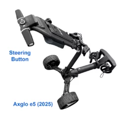 Image of 2025 Axglo Electric Push Cart Steering Button on Cart Handle