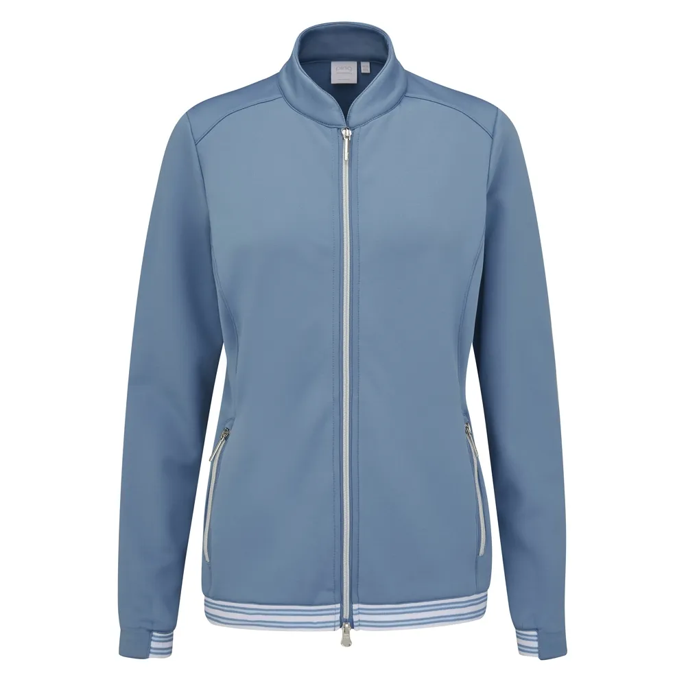 PING Cecilia Ladies Full Zip Midlayer Stone / Blue / Multi