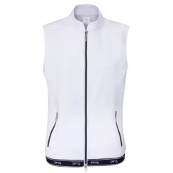 Ping Immy Ladies Fleece Vest | White - Riverside Golf - Golf Clubs
