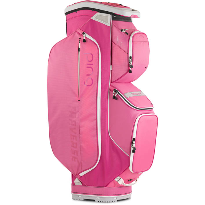 Ping Ladies Traverse Cart Bag | Pink (2025) - Riverside Golf