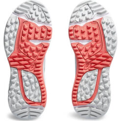 Image of Women's Asics Gel-Kayano Ace 2 Golf Shoes Glacier Grey and Guava Sole