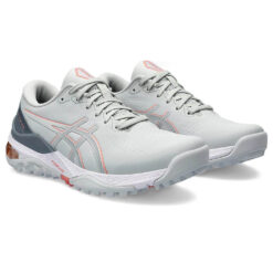 Image of Women's Asics Gel-Kayano Ace 2 Golf Shoes Glacier Grey and Guava