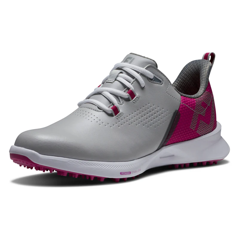 FootJoy Women's Fuel Spikeless Golf Shoes | Grey / Pink - Wide