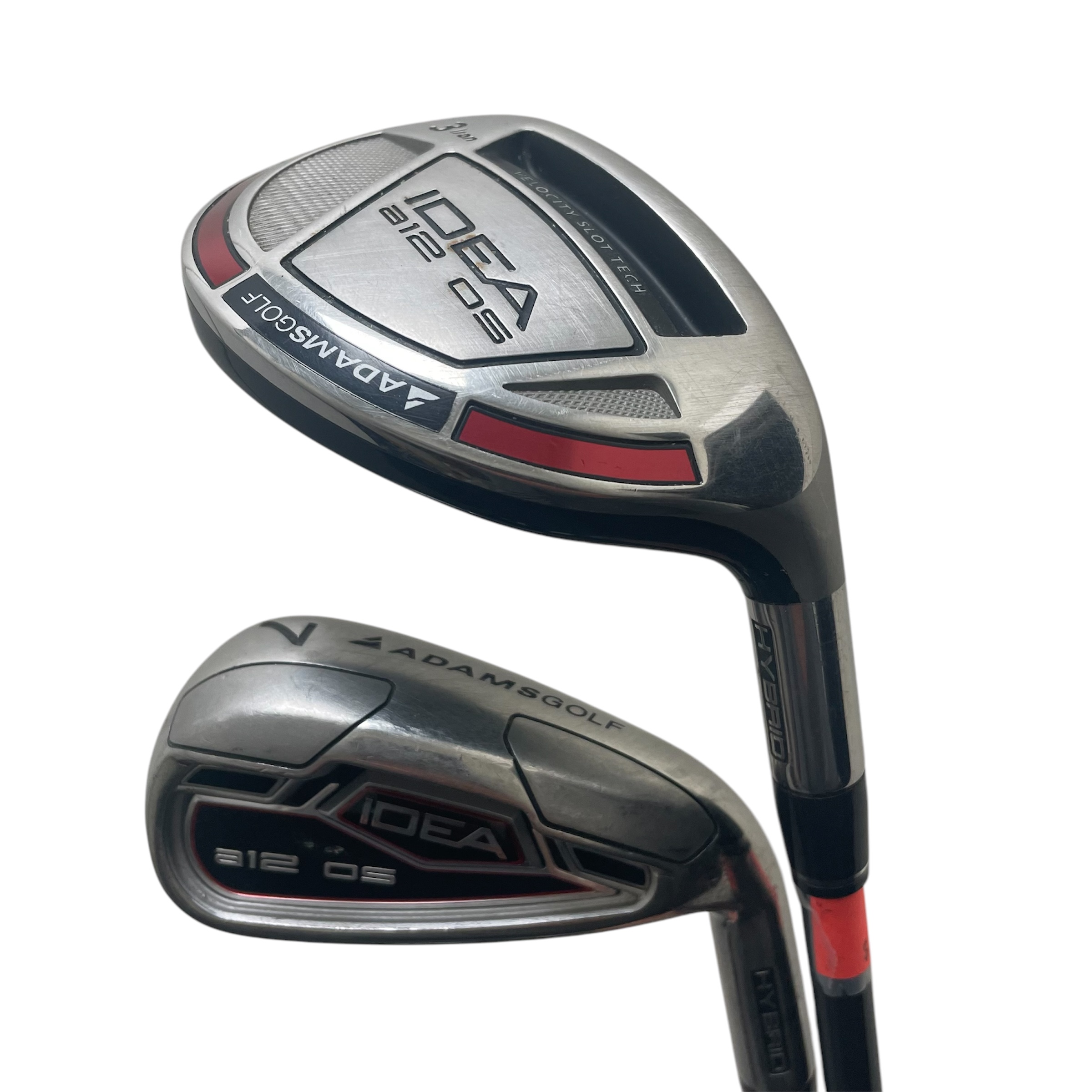 Adams Golf a12 OS 3h-6h, 7i-PW (8pc) Graphite/Steel Combo Regular
