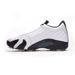 Nike Air Jordan 14 G Spiked Golf Shoe | White / Green / Black