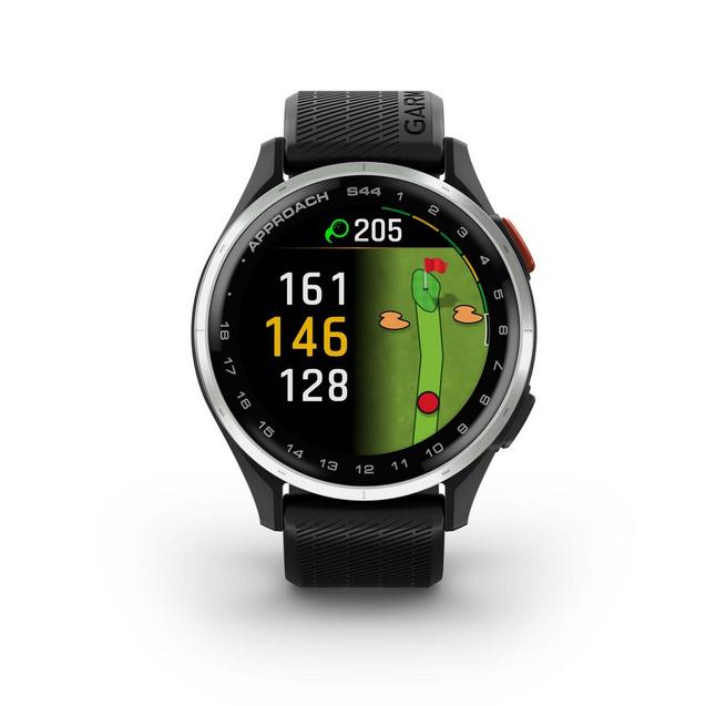 Garmin Approach S44 GPS Watch | Silver Aluminum Bezel with