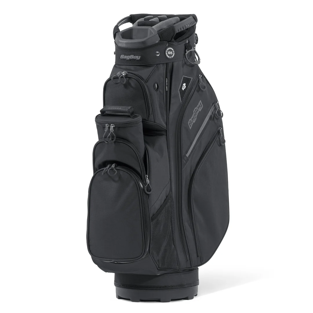 Bag Boy Chiller Pro Cart Bag | Black / Charcoal - Riverside Golf