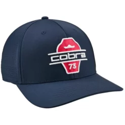 Image of Cobra Split Tour Cap Club Navy & Strong Red