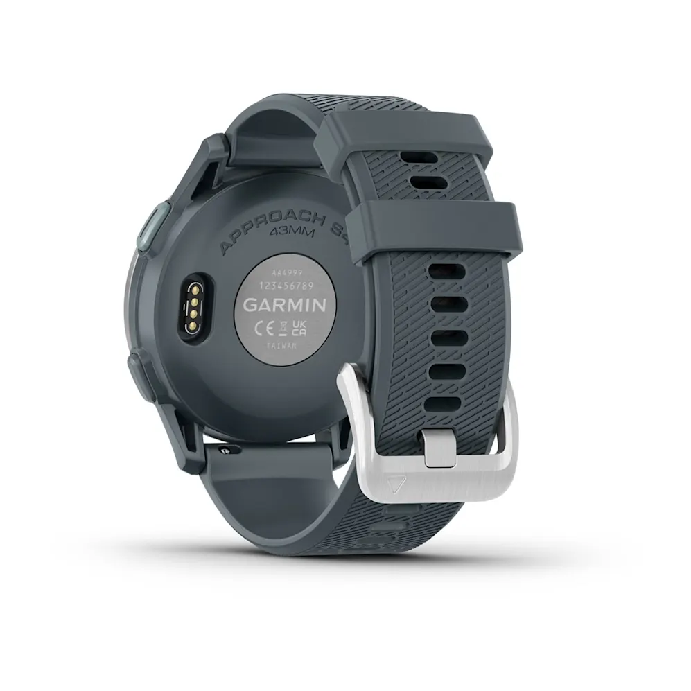 Garmin Approach S44 GPS Watch | Silver Aluminum Bezel with