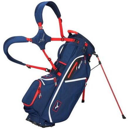 Mizuno BR-D4 Stand Golf Bag | Navy / Red