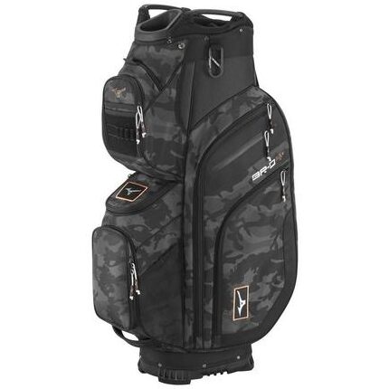 Mizuno BR-D4C Cart Golf Bag | Black Camo / Copper