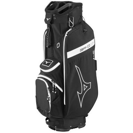 Mizuno BR-D3C Cart Golf Bag | Black / White (2025) - Riverside