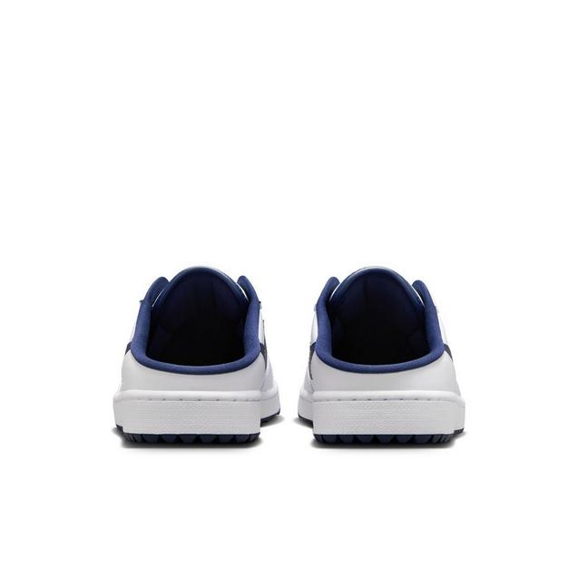 Nike Air Jordan Mule Spikeless Golf Shoes | White / Navy