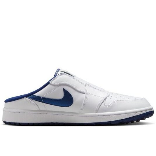 Nike Air Jordan Mule Spikeless Golf Shoes | White / Navy - (Web
