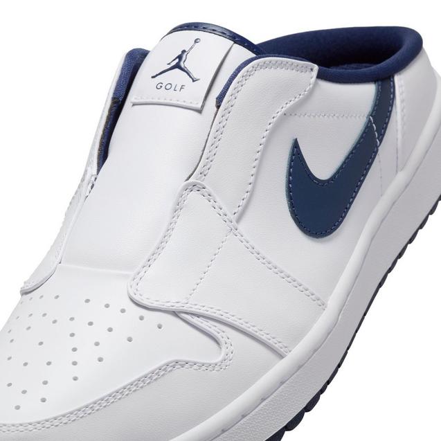 Nike Air Jordan Mule Spikeless Golf Shoes | White / Navy