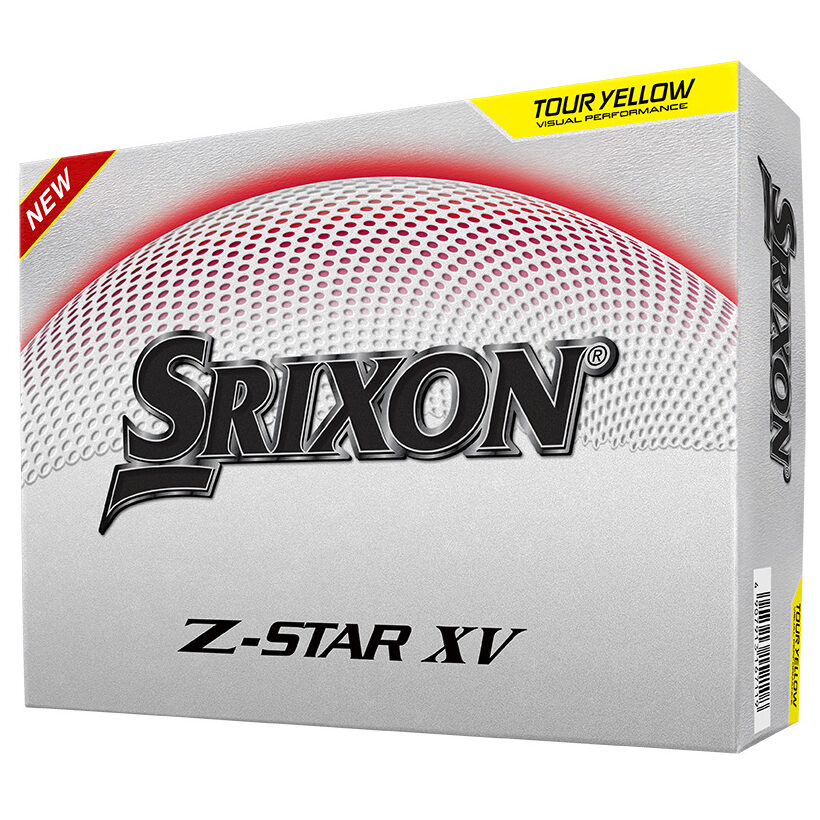 Srixon Z-Star XV Golf Balls | Tour Yellow – Dozen Pack