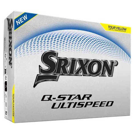 Srixon Q-Star Ultispeed Golf Balls Yellow (12-Pack)