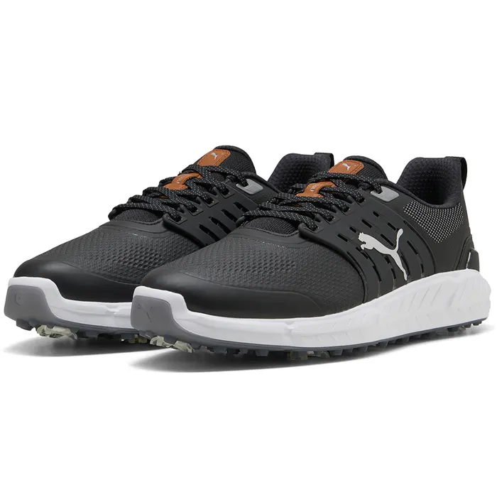 Image of 2025 Men's Puma Ignite Elevate 2 Tour Black Golf Shoes