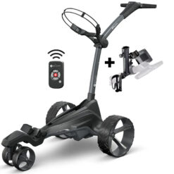 Image of 2025 Motocaddy M7 Remote Ultra Electric Golf Cart With Essential Accessory Kit Bundle