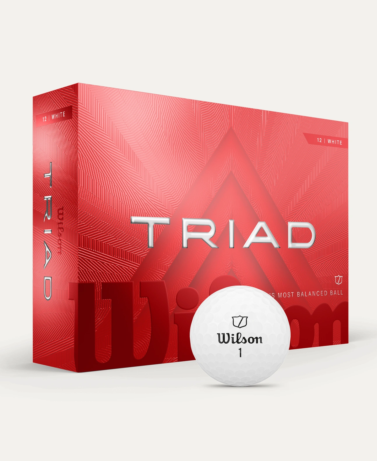 Wilson Triad Golf Balls | White – Dozen Pack