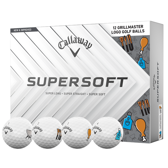 Callaway Supersoft Golf Balls | Grill Master - Dozen Pack