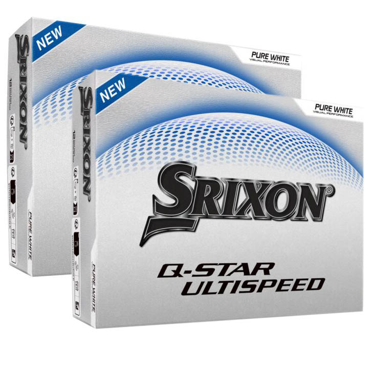 Srixon Q-Star Ultispeed Golf Balls | White – 2 Dozen