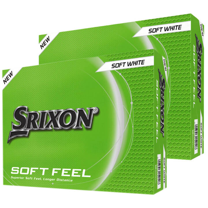 Srixon Soft Feel Golf Balls | White – 2 Dozen