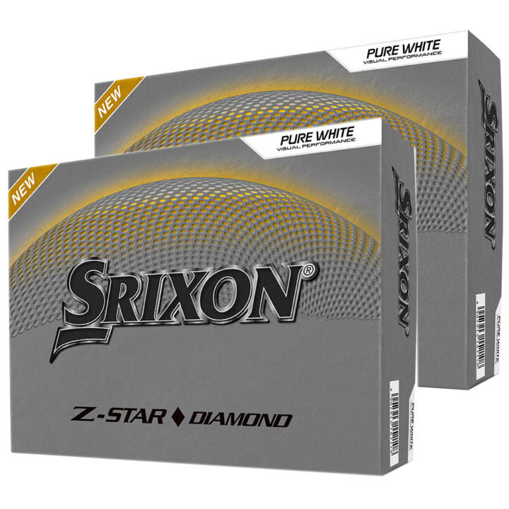 Srixon Z-Star Diamond Golf Balls | White – 2 Dozen