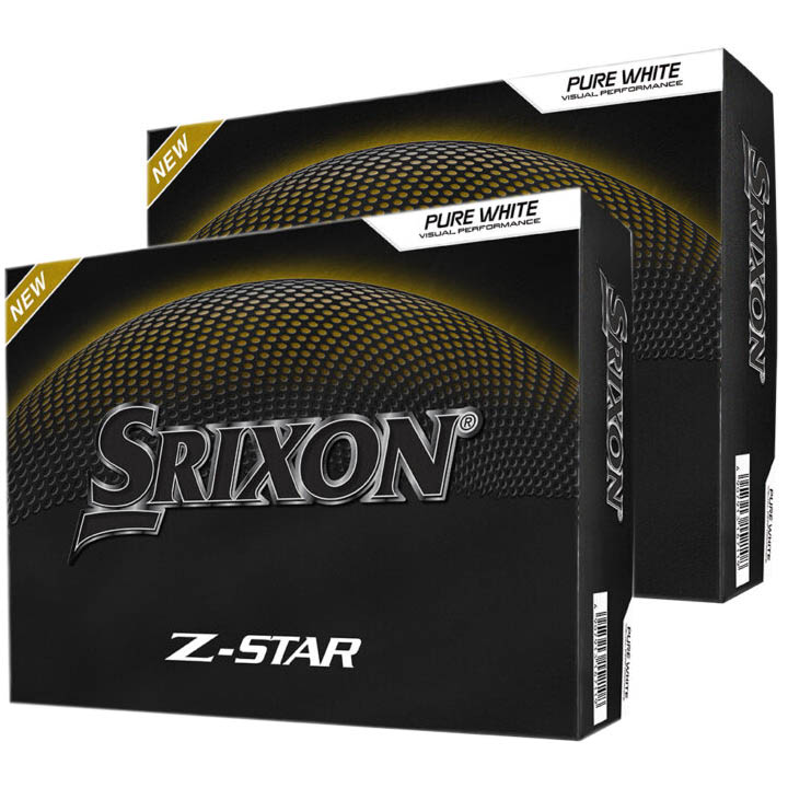 Srixon Z-Star Golf Balls | White – 2 Dozen